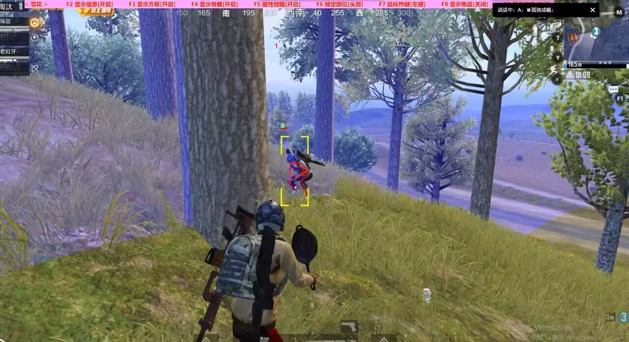 和平精英辅助【蜜雪冰城直装V3.0】人机识别  子弹追踪 开火自瞄 人物透视